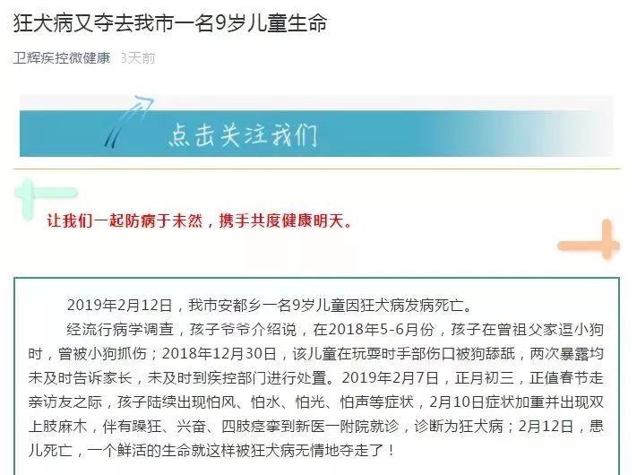 「提醒」被狗舔了40天，9岁的小孩突然死亡！养宠物一定要注意！